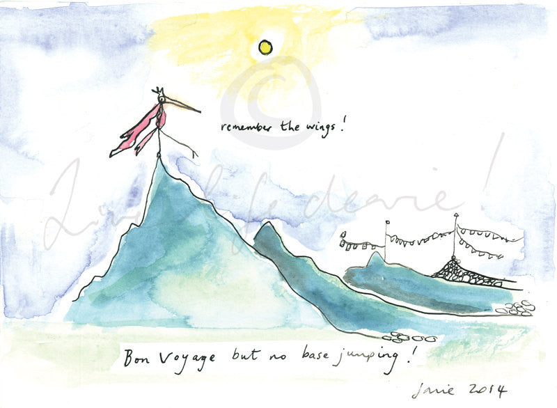 Remember the Wings- Print by Janie Nott