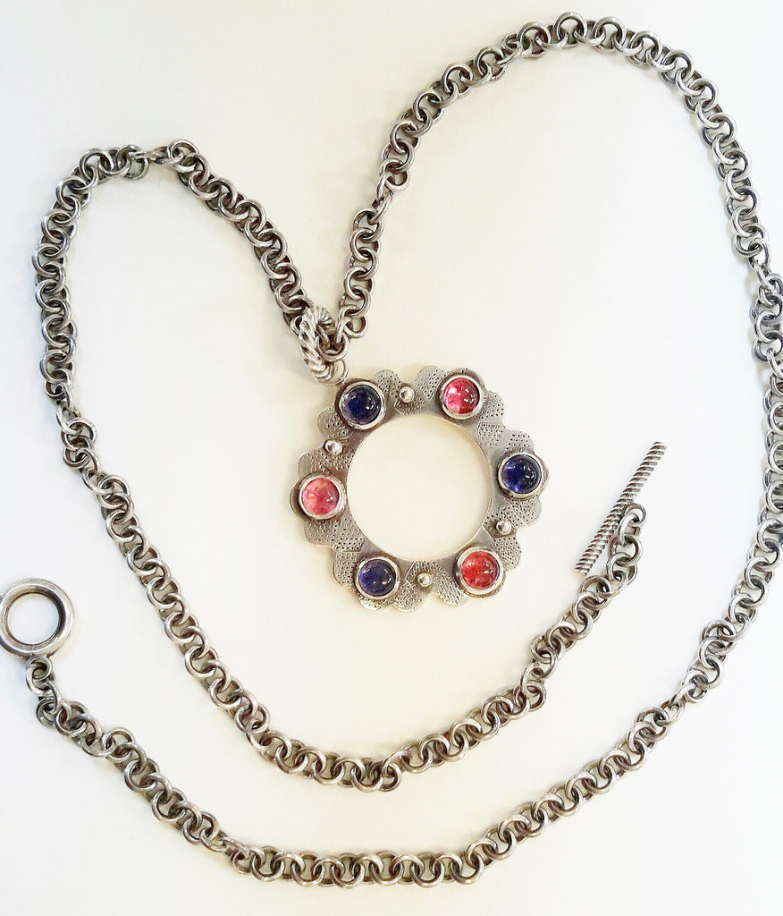 Circle of Gems - pendant necklace by Richard Hassall