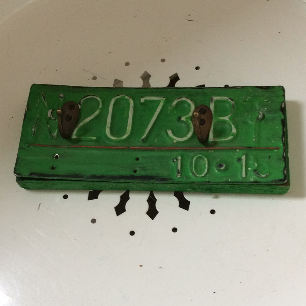 Old Number Plate Hooks