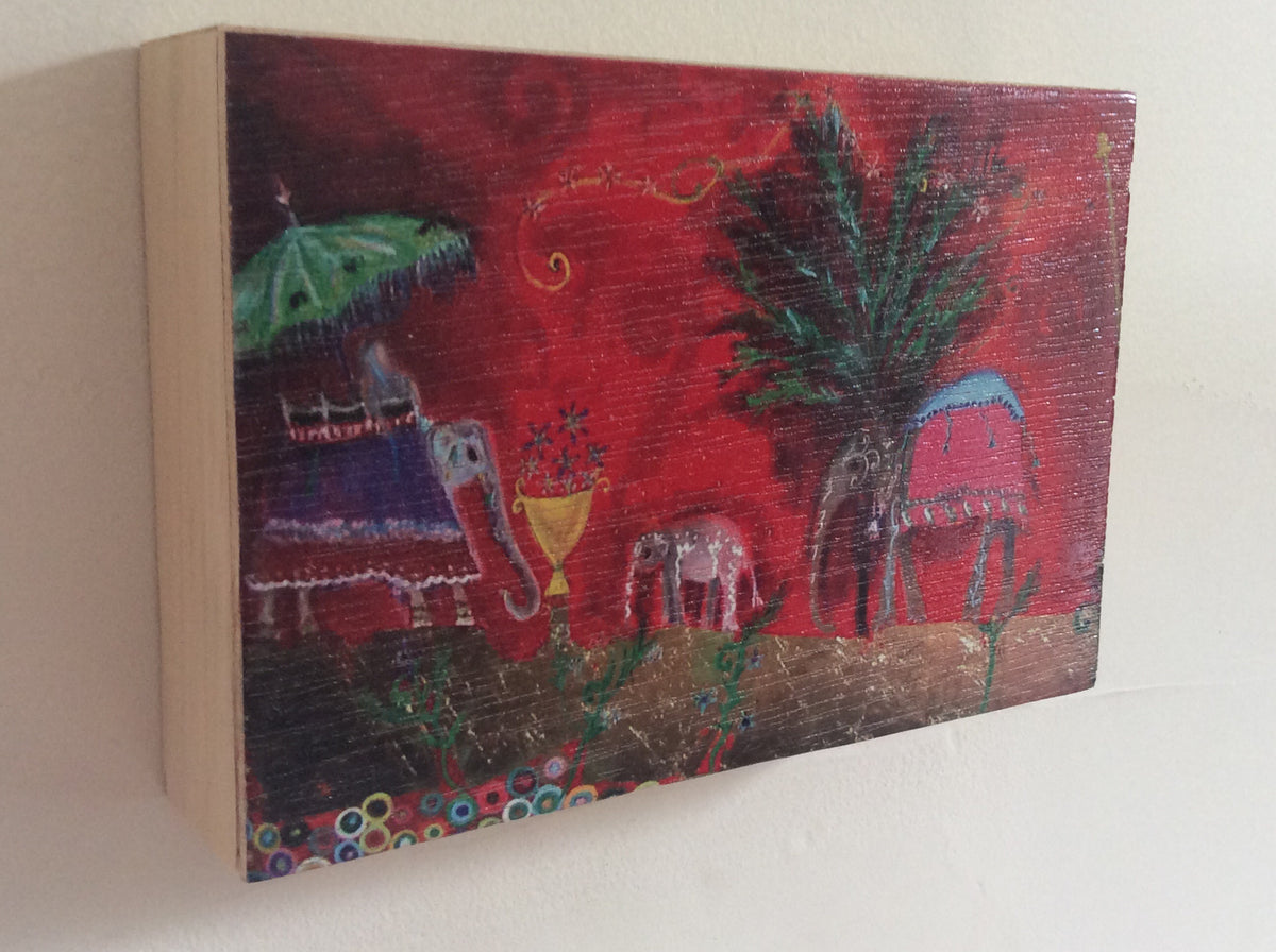 Boxed wooden prints