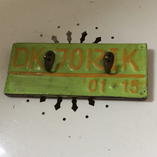 Old Number Plate Hooks